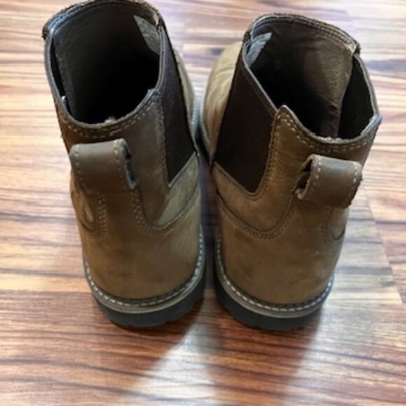 Eddie Bauer Men's Severson Chelsea Boot Suede Leather Brown Pull On 14 M - Picture 5 of 5